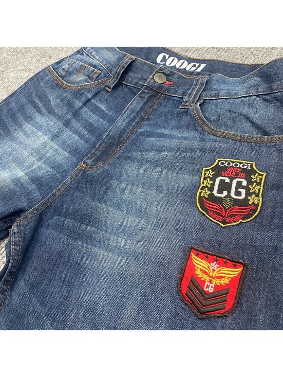 COOGI Other - Vintage Coogi Jeans Mens 36x34 Blue Stonewash Denim Embroidered Patches Pants